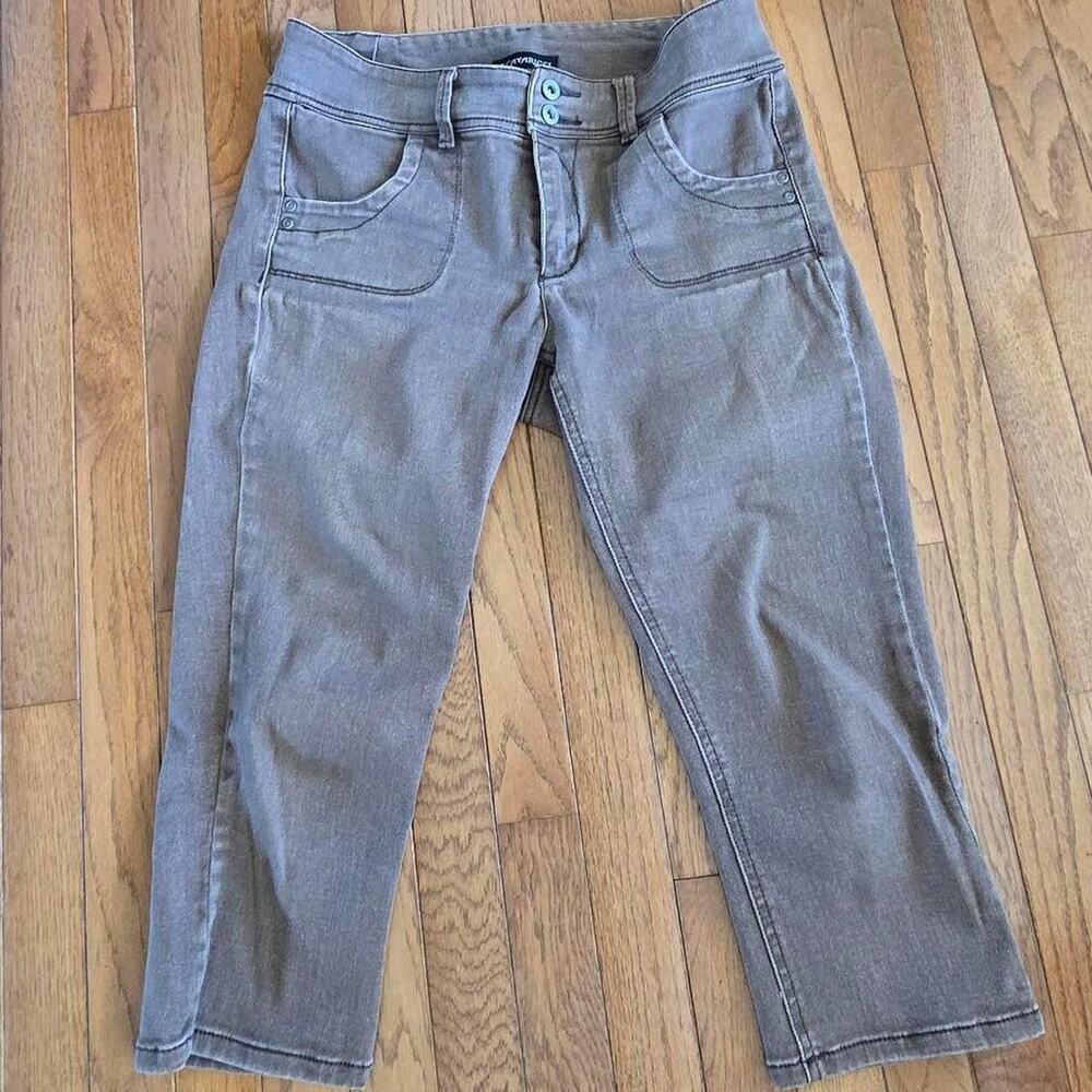 vintage retro Z Cavaricci brown jeans y2k 2000s capri pants jeans 10 y2k 90s